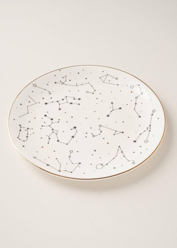 Large Ivory Constellation Plate | Truly.