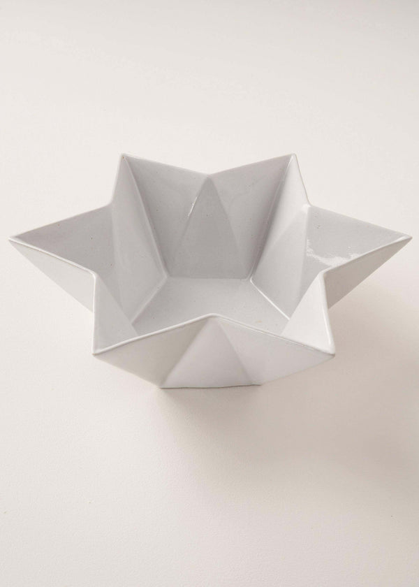 Pale Grey Large Star Shaped Serving Bowl | Truly Lifestyle