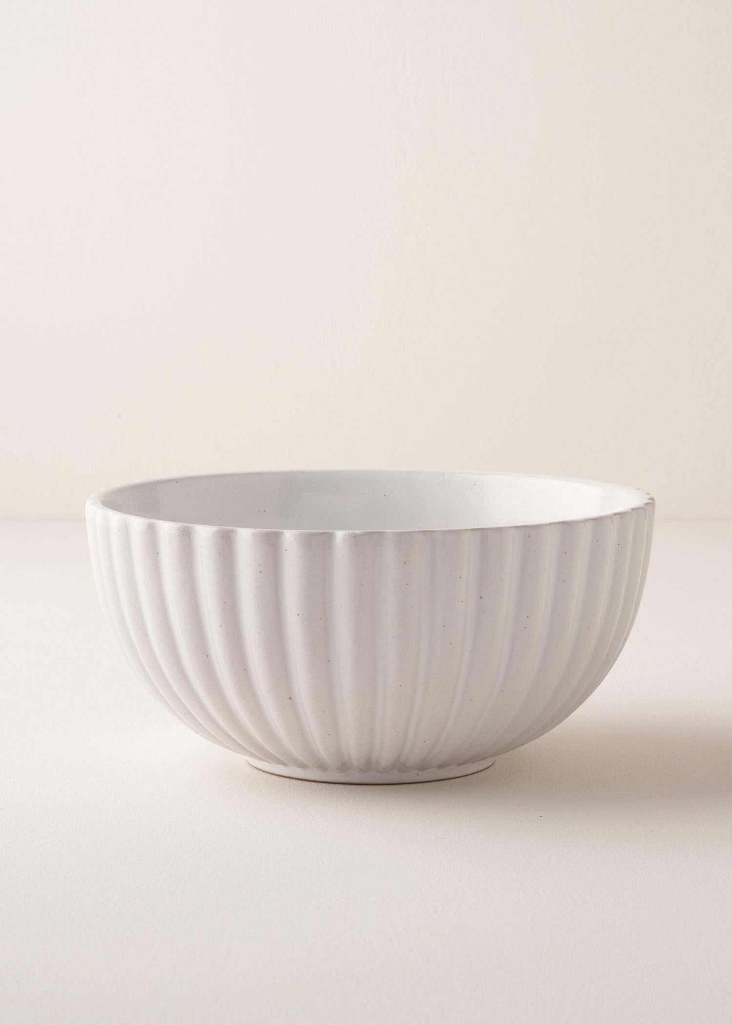 Pale Grey Small Fluted Serving Bowl | Truly Lifestyle