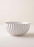 Pale Grey Small Fluted Serving Bowl | Truly Lifestyle
