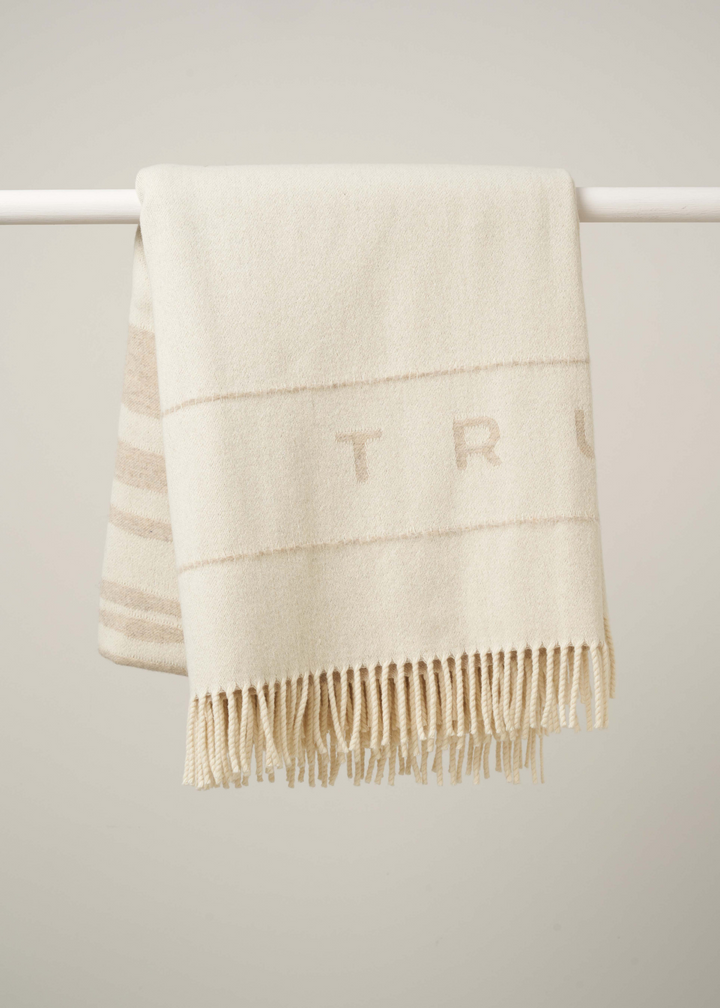 Cream Recycled Blanket Hanging | Truly Lifestyle