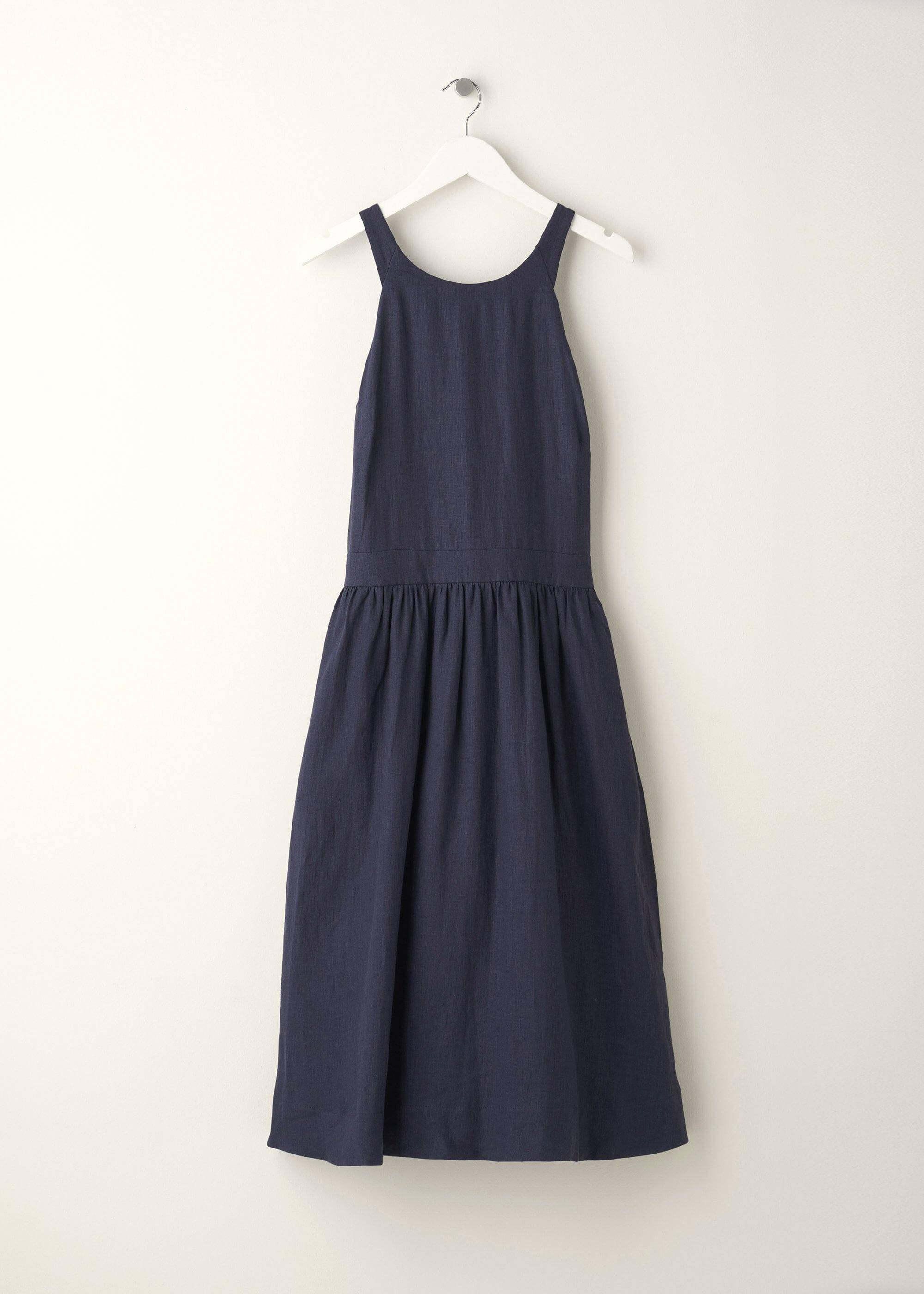 Midnight Linen Midi Dress Women s Dresses Truly Lifestyle