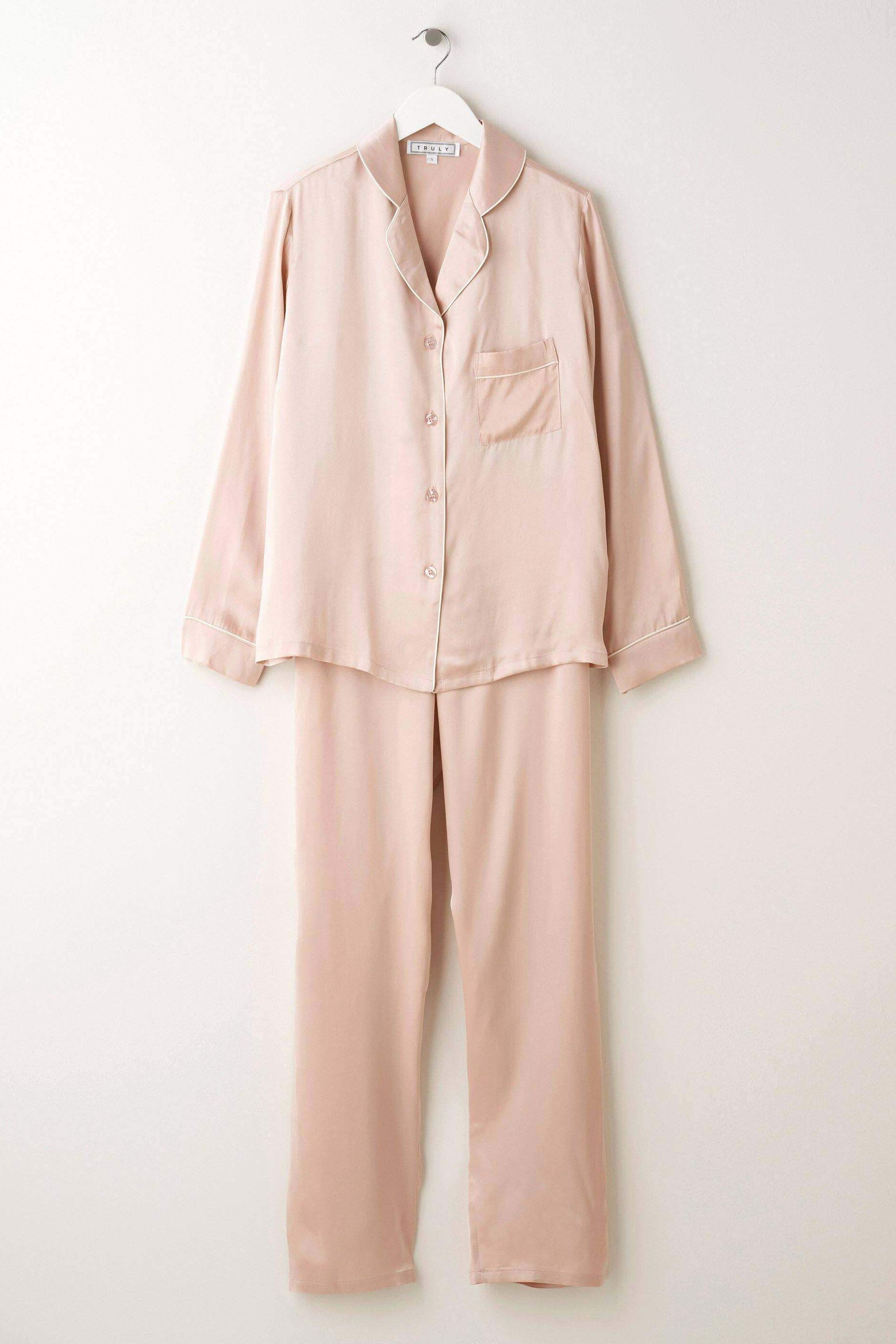 Blush Silk Pyjama Set
