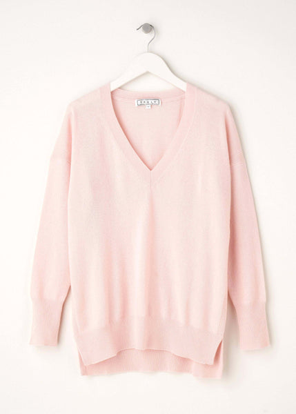 Pale pink sale cashmere sweater