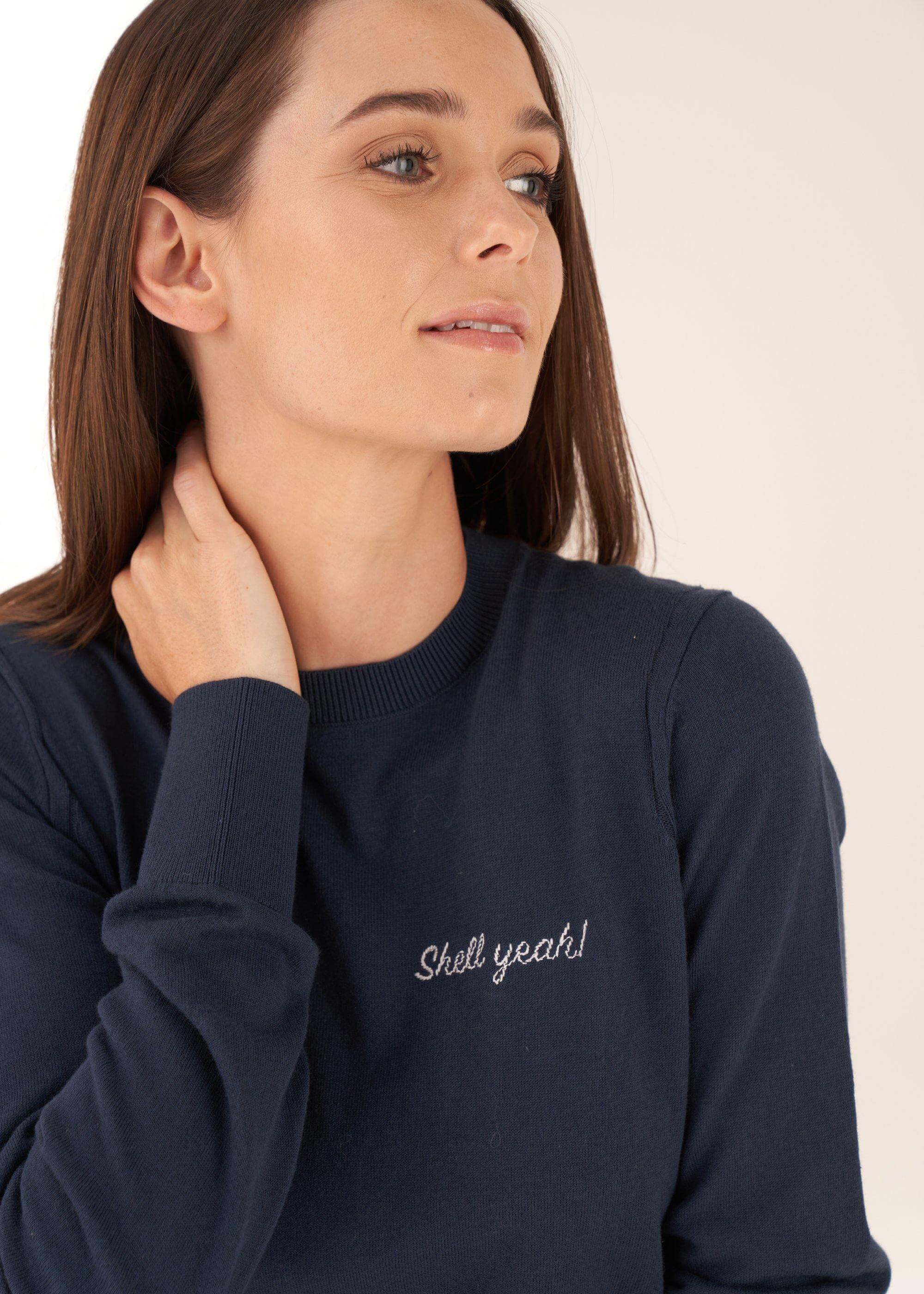 Dark blue hotsell jumper womens