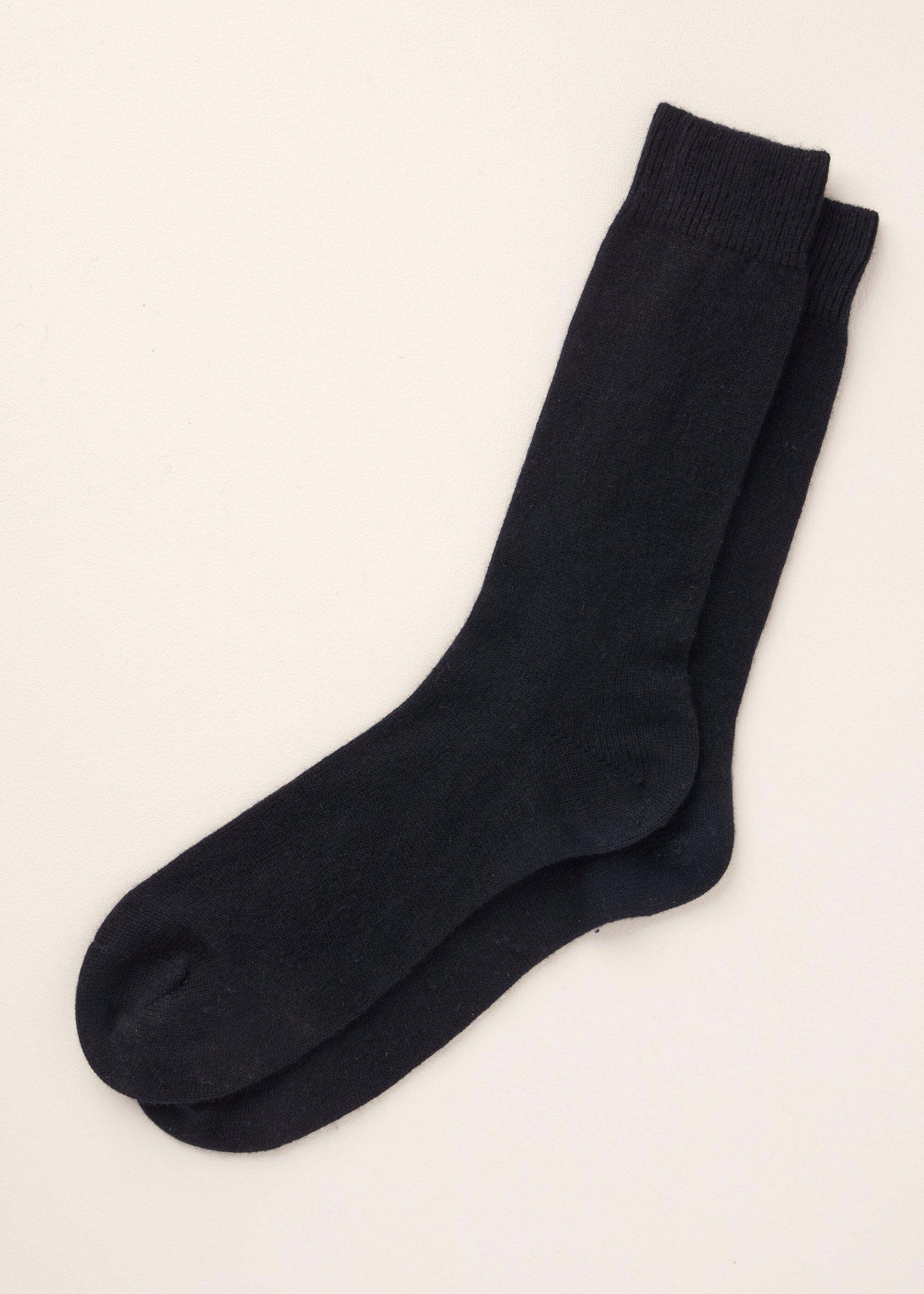 Midnight Cashmere Socks