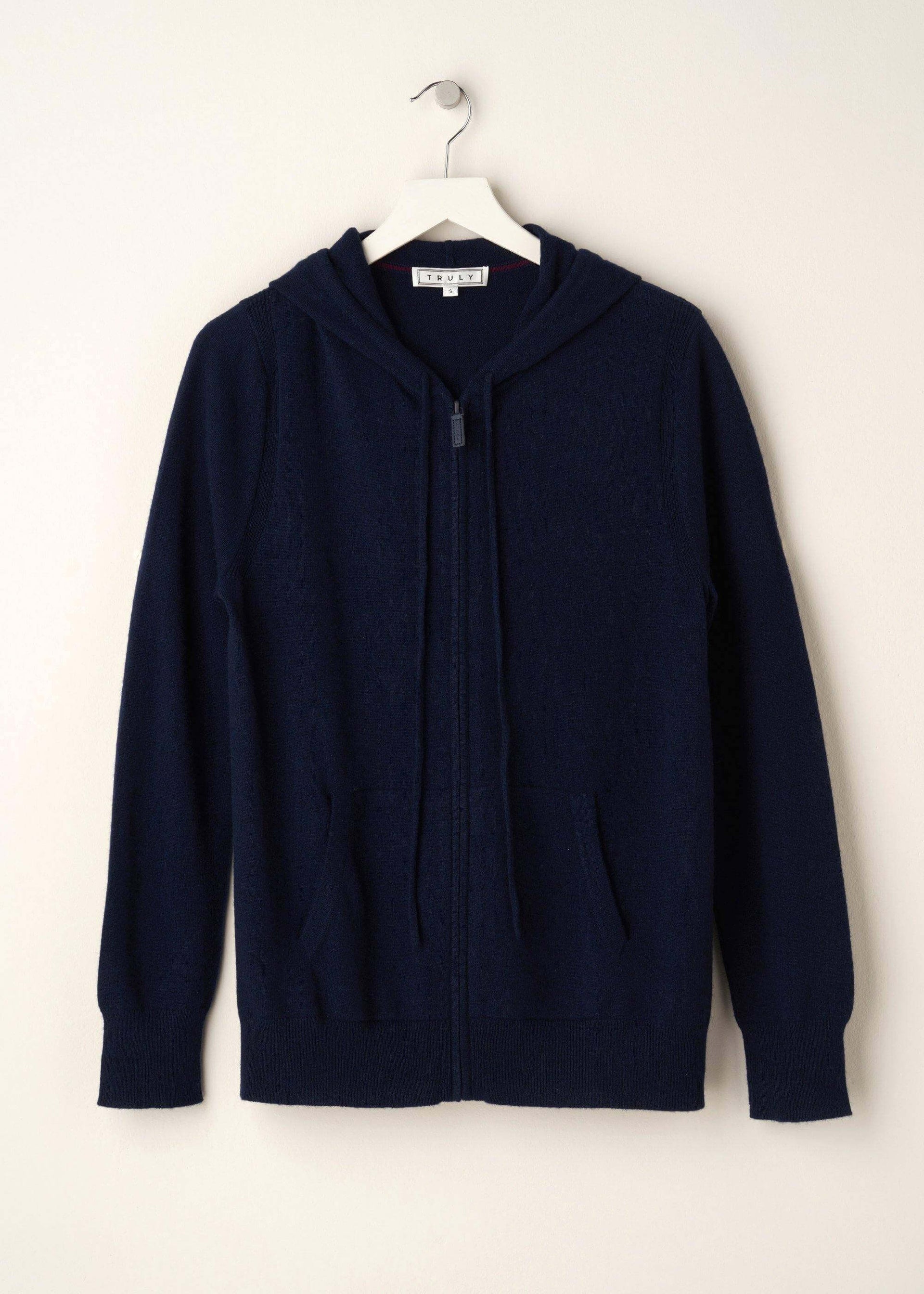 Midnight Cashmere Hoodie